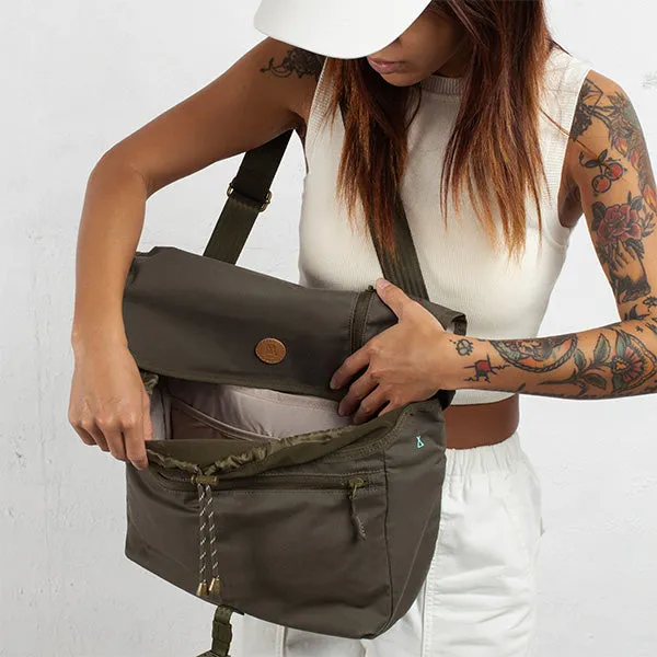 Northside Bostin Large Messenger - Recycled Canvas