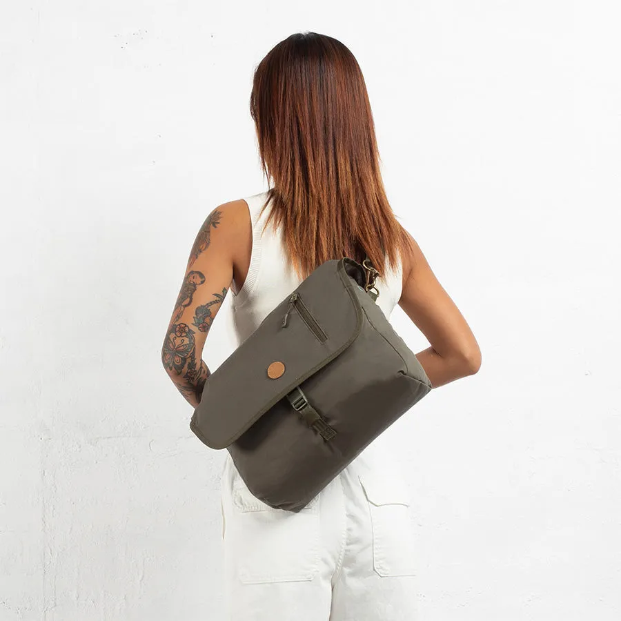 Northside Bostin Large Messenger - Recycled Canvas
