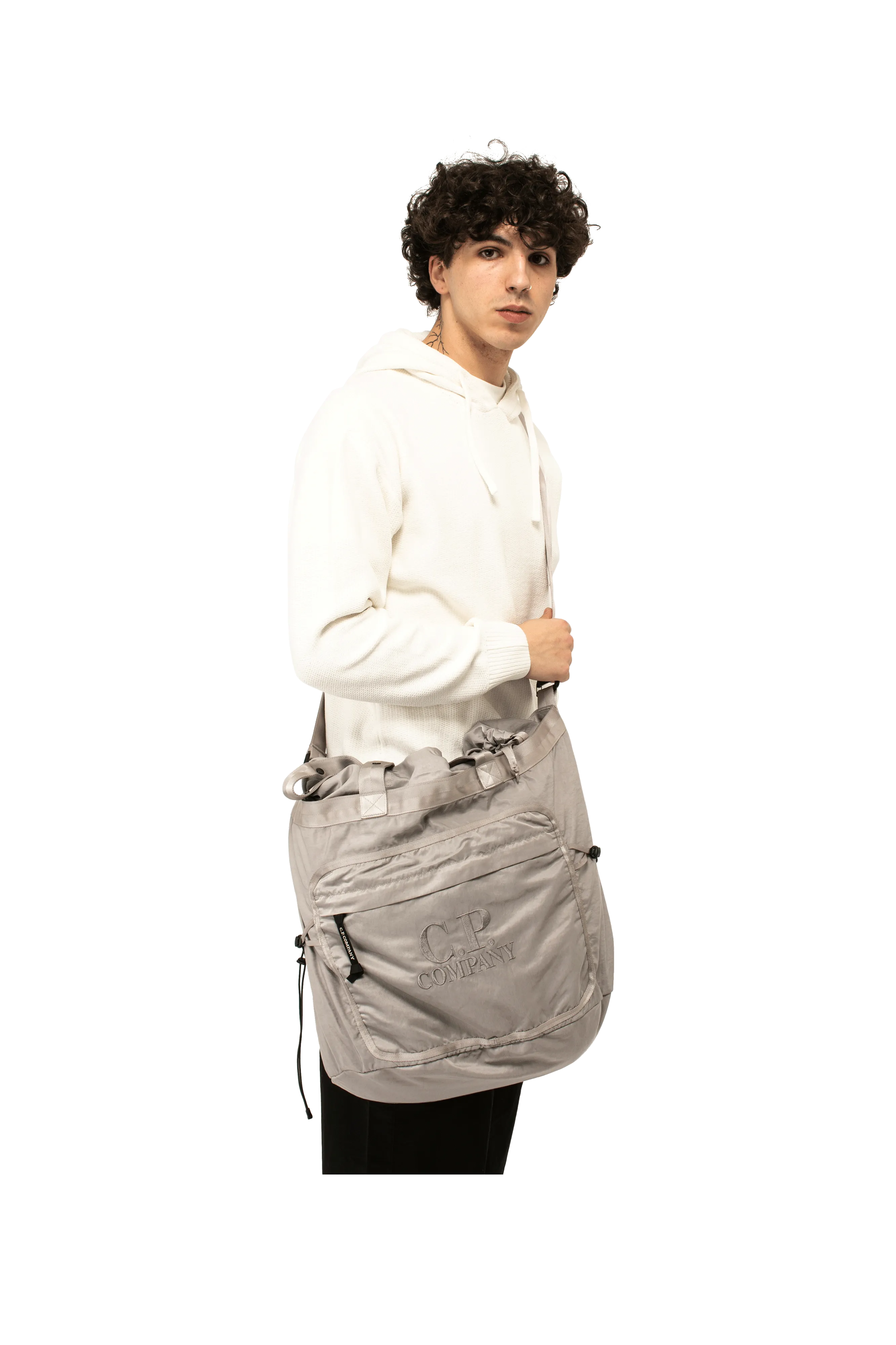 Nylon B Crossbody Messenger Bag