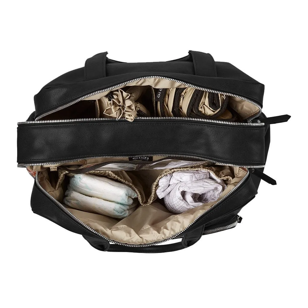 OiOi Baby Nappy Bag / Carry All - Black