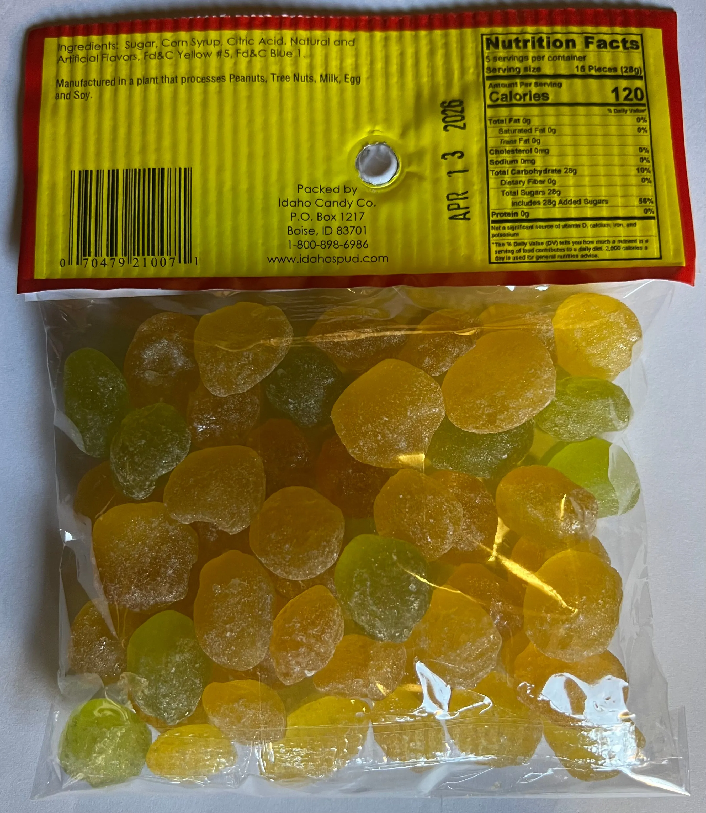 Old Fash Bag Lemon & Lime Drops 5 oz