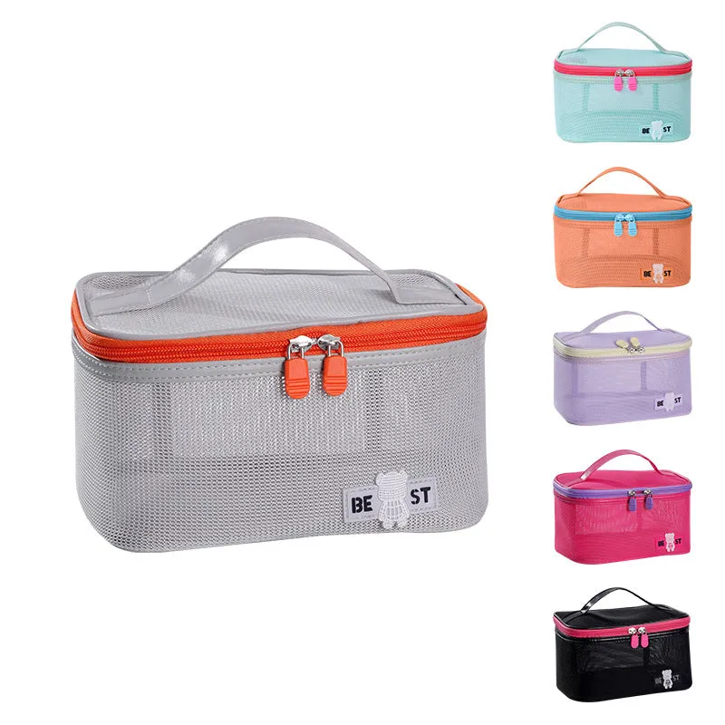 Open Cover Business Trip Storage Large Cosmetic Bags