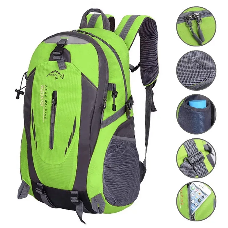 Outdoor 40L Waterproof Travel Hiking Rucksack Backpack