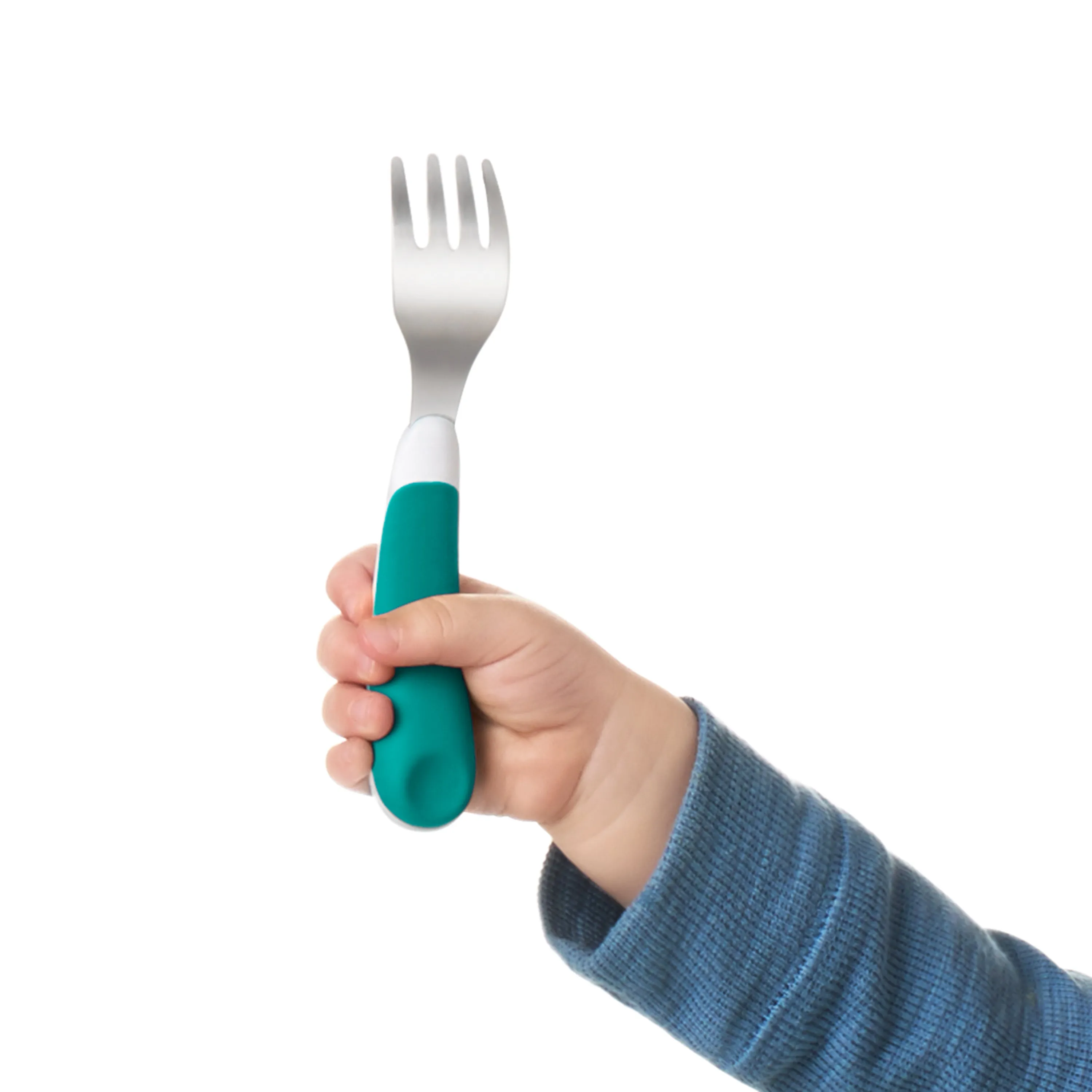 OXO Tot On the Go Fork And Spoon Set - Teal