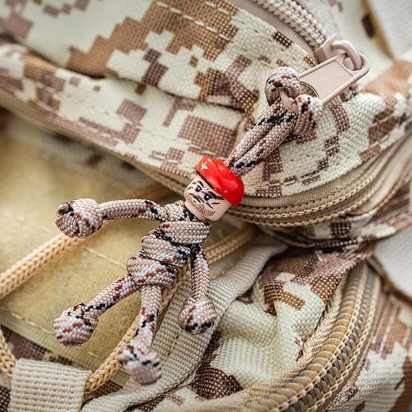 Paratrooper Paracord Buddy Keychain