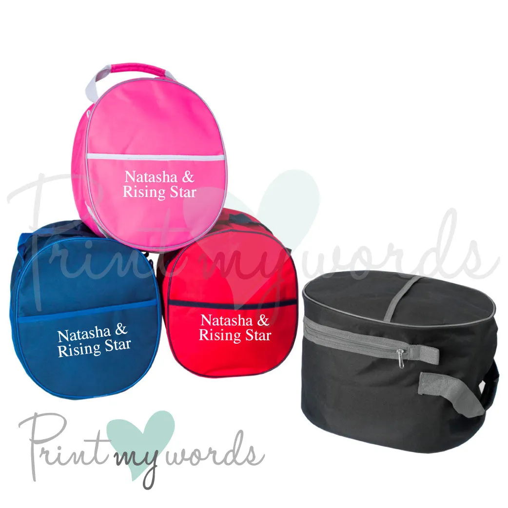 Personalised Equestrian Hat Bag - Standard Design