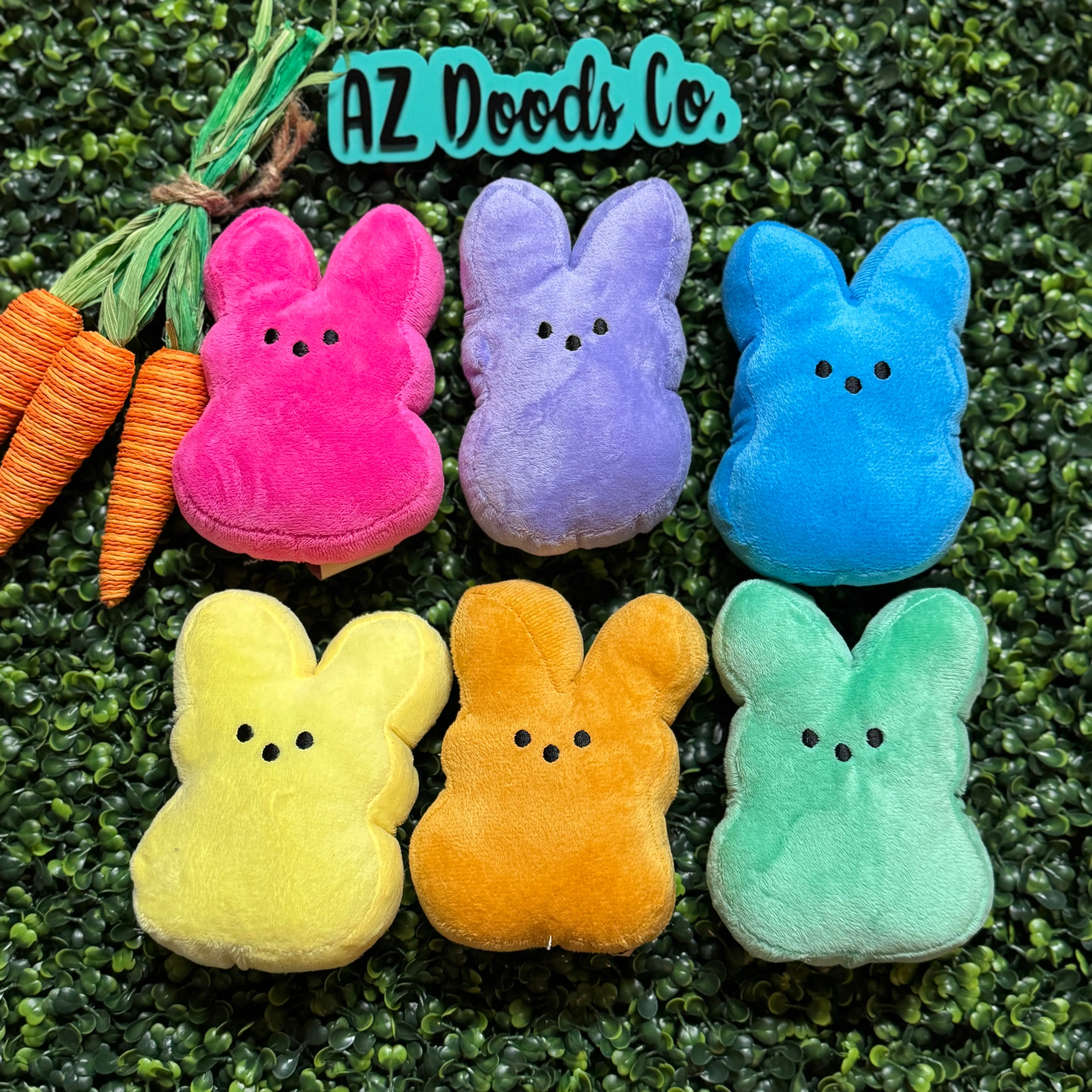 Personalized Easter Bunny Mini Tote & Plush Peep