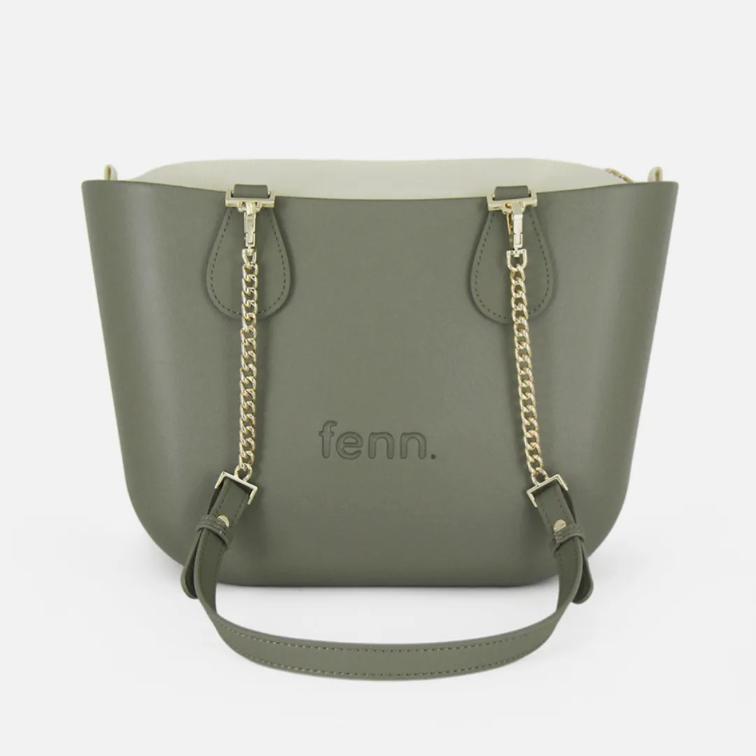 Petite Handbag - Watercress - Gold Chain