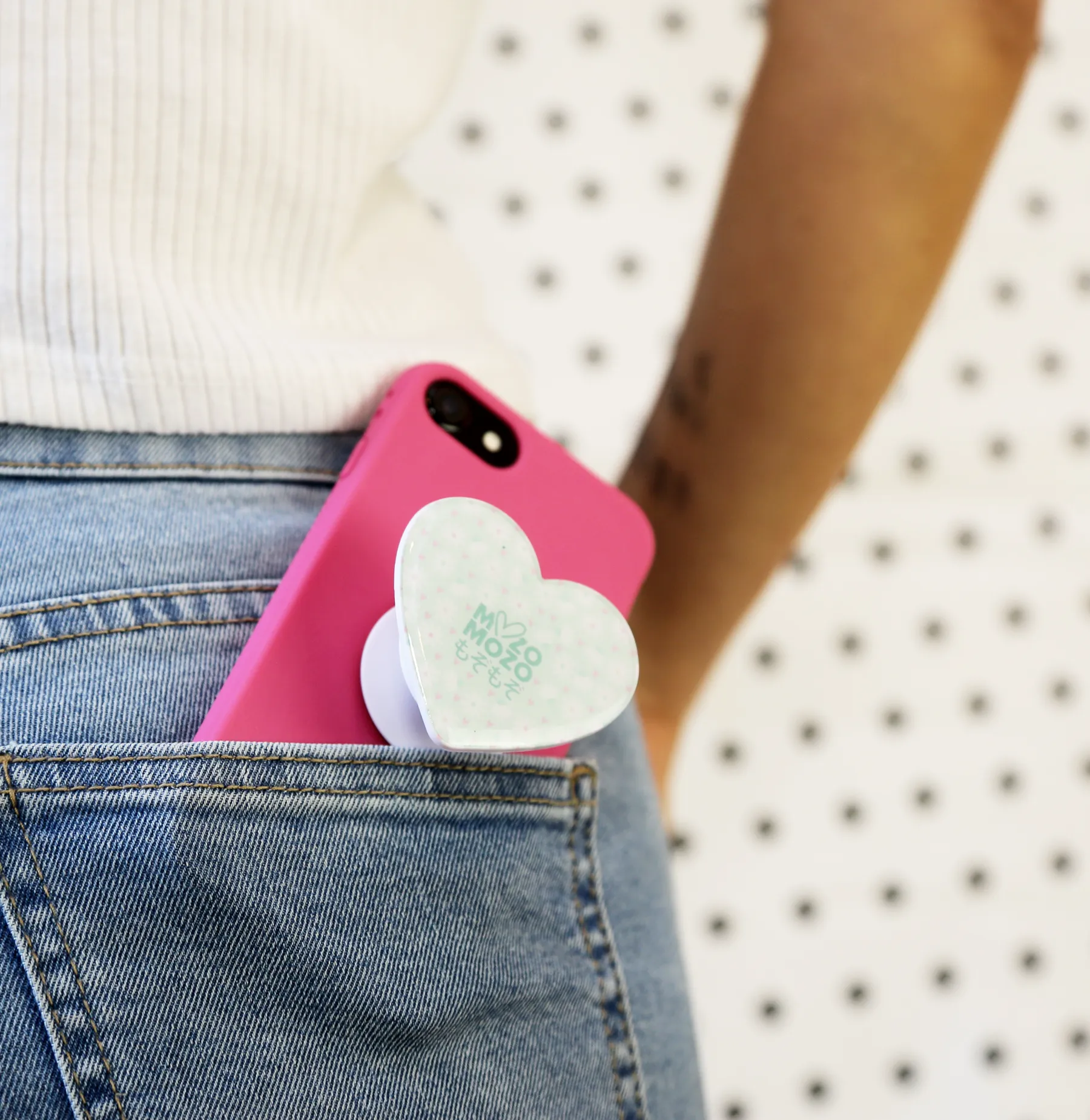 Phone grip - Daisy mints