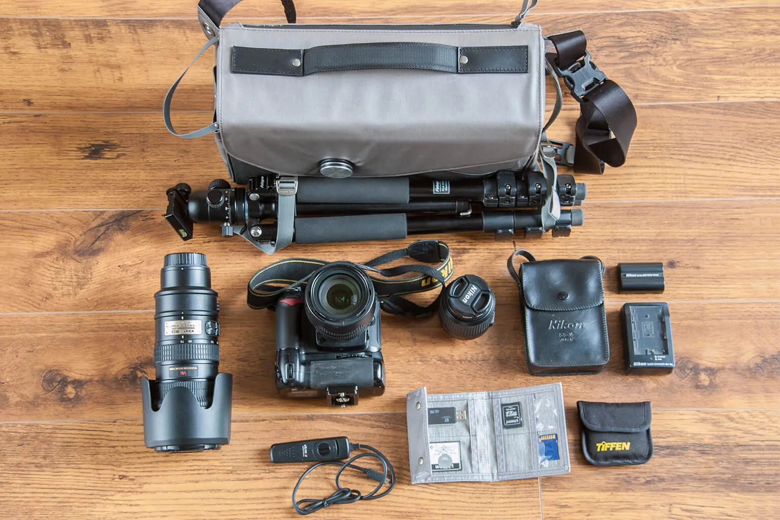 PHOTOGRAPHER MESSENGER - grey