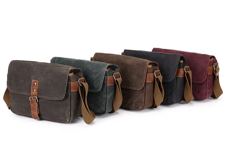 Photographic Hunter Camera Bag Canvas DSLR Camera Bag Vintage Crossbody Messenger Bag 8816