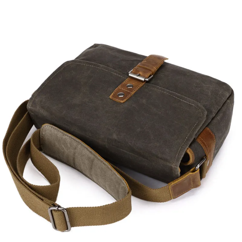 Photographic Hunter Camera Bag Canvas DSLR Camera Bag Vintage Crossbody Messenger Bag 8816