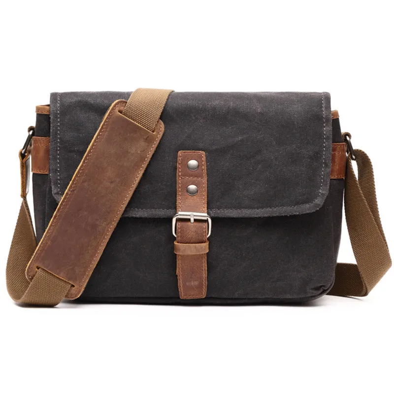 Photographic Hunter Camera Bag Canvas DSLR Camera Bag Vintage Crossbody Messenger Bag 8816