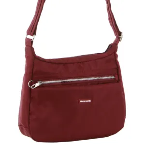 Pierre Cardin Anti-Theft Crossbody bag 2642 Wine