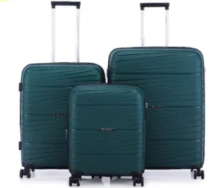 Pierre Cardin Montpellier Luggage Green Black
