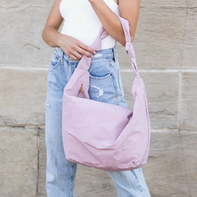 Piper Oversize Nylon Carryall Messenger Bag