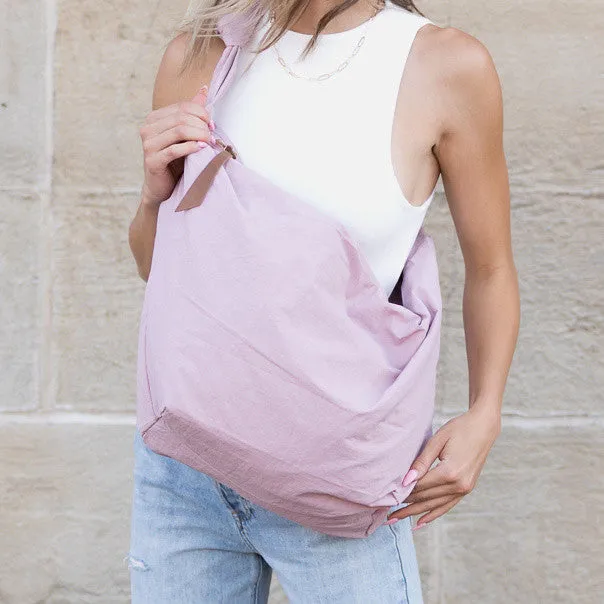 Piper Oversize Nylon Carryall Messenger Bag