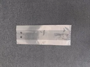 PP BAG (CLEAR) WITH AIR HOLE & HANDLE - 0.08mm X (7 3.5)" X 19"
