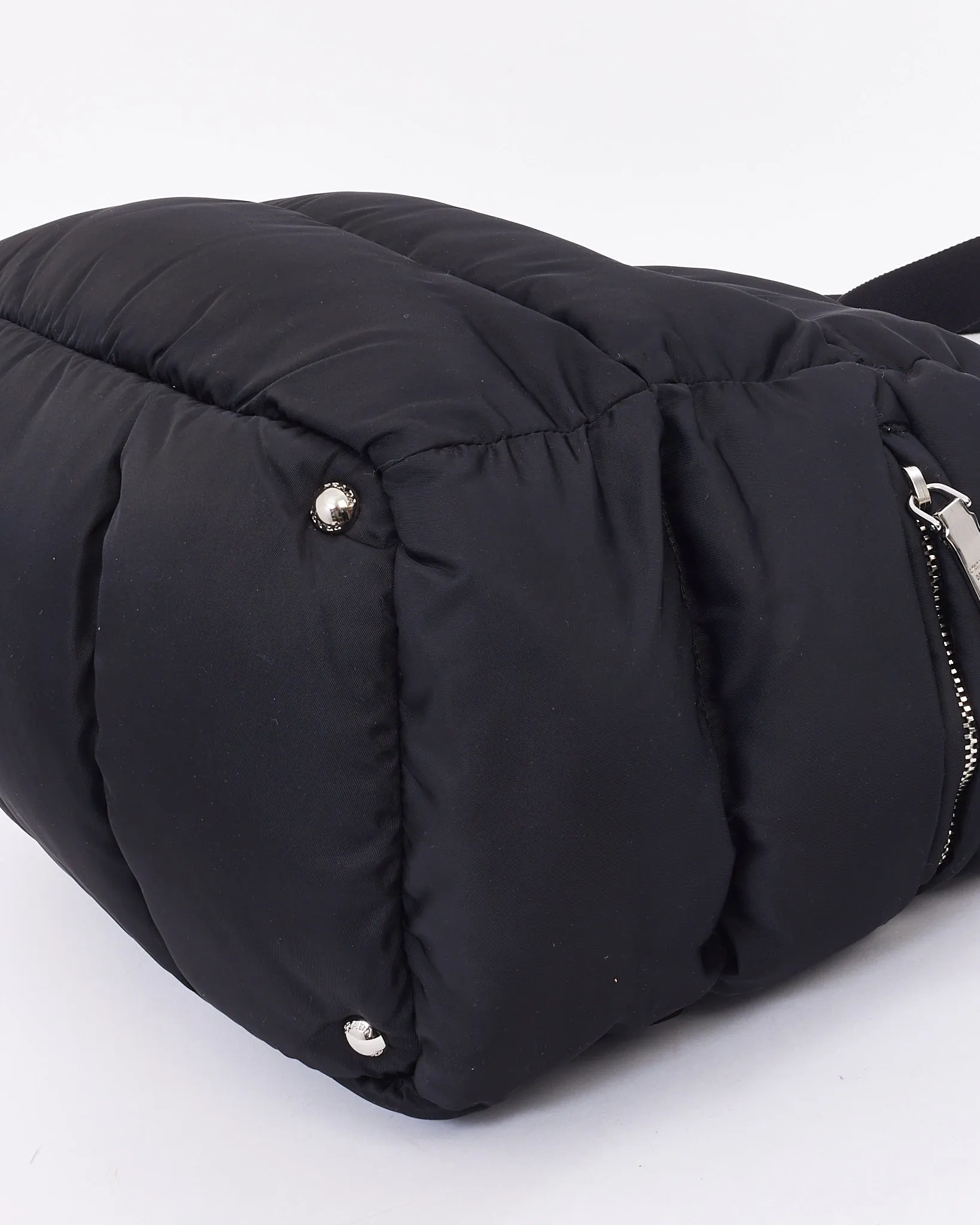 Prada Black Nylon Large Tessuto Bag