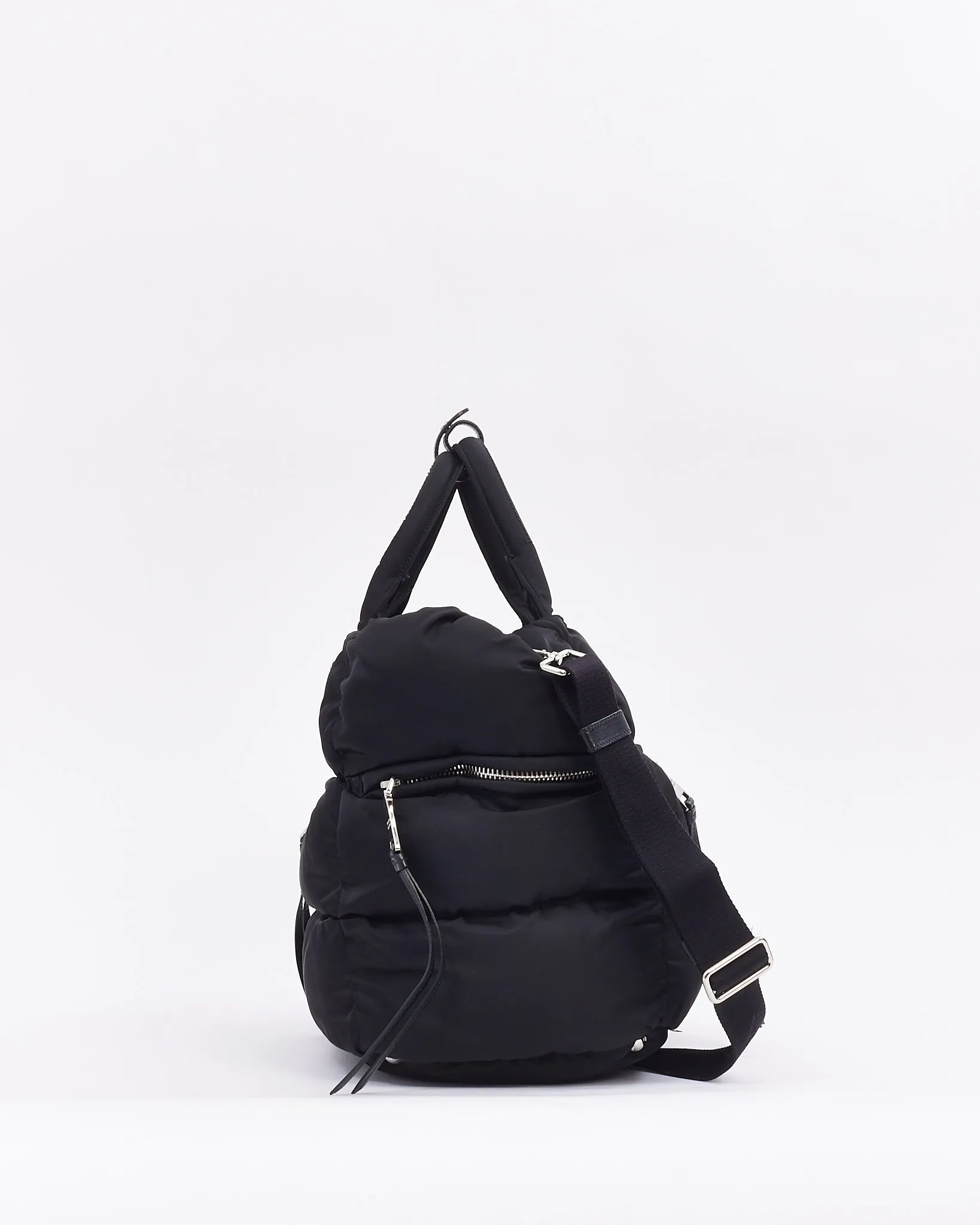 Prada Black Nylon Large Tessuto Bag