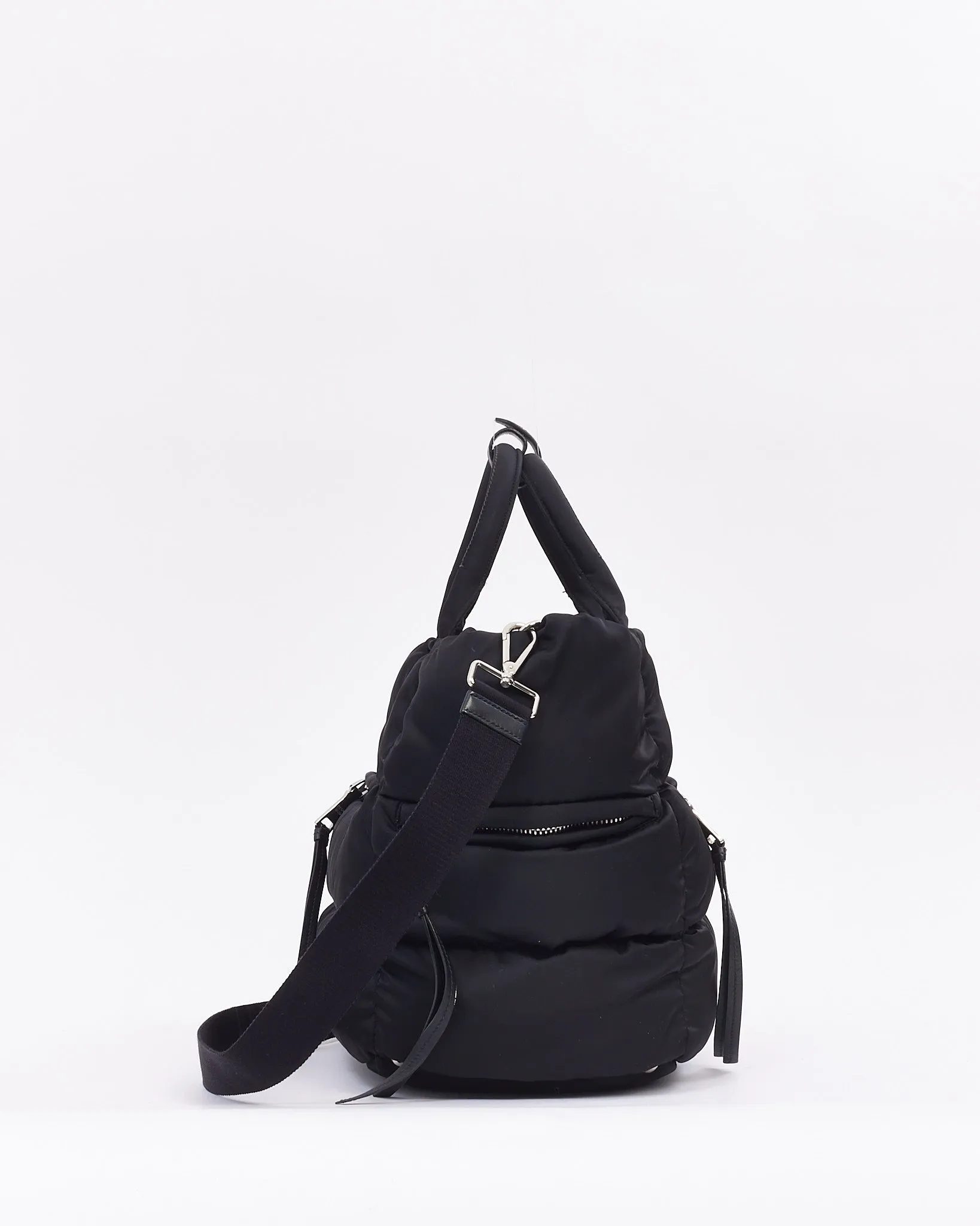 Prada Black Nylon Large Tessuto Bag
