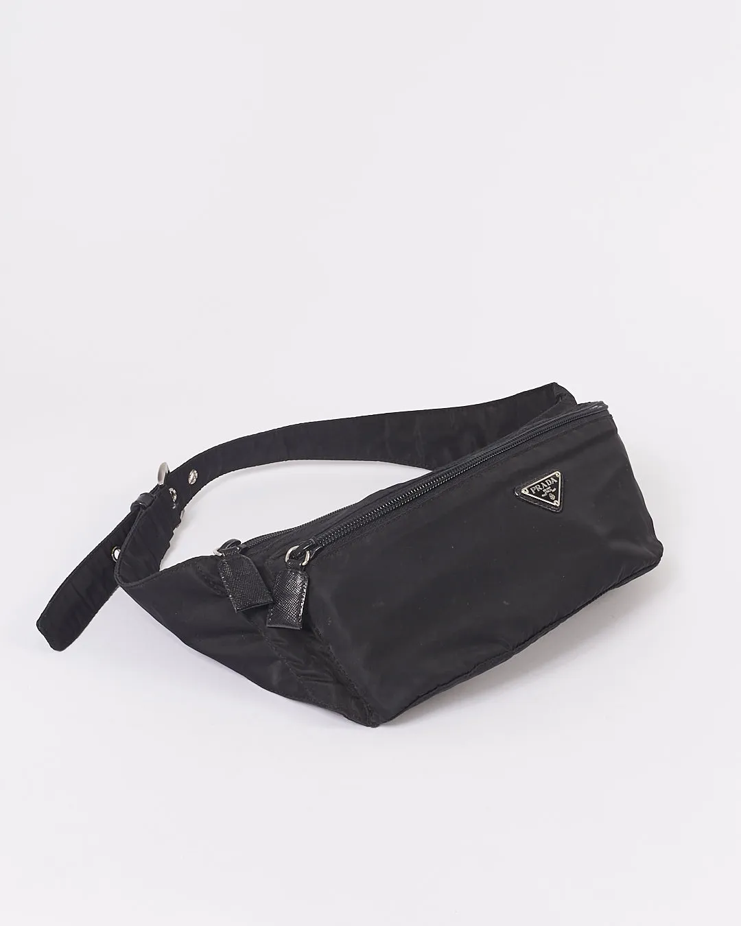 Prada Black Nylon Tessuto Belt Bag