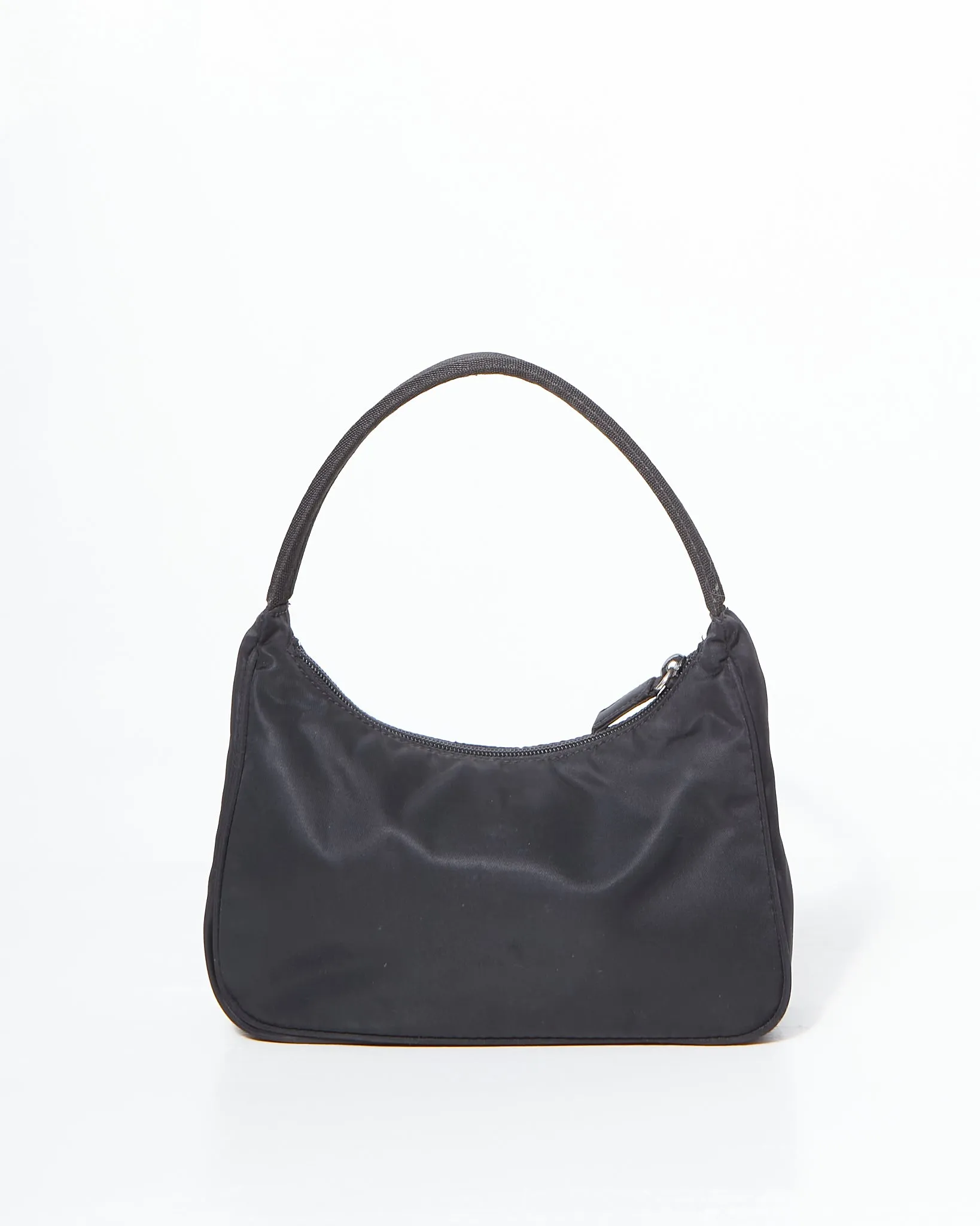 Prada Black Nylon Tessuto Shoulder Bag