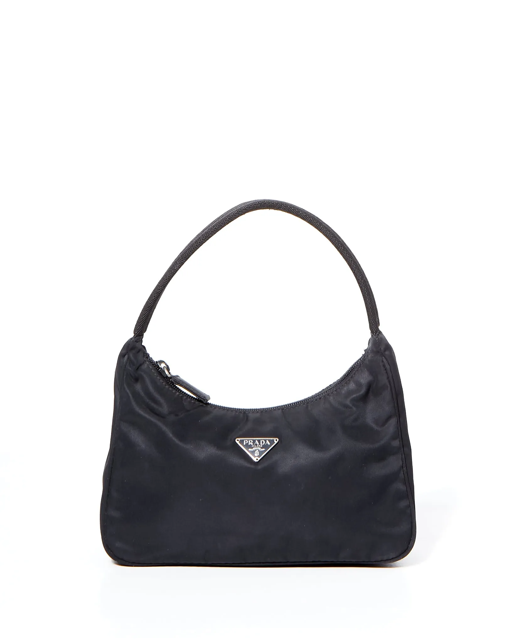 Prada Black Nylon Tessuto Shoulder Bag