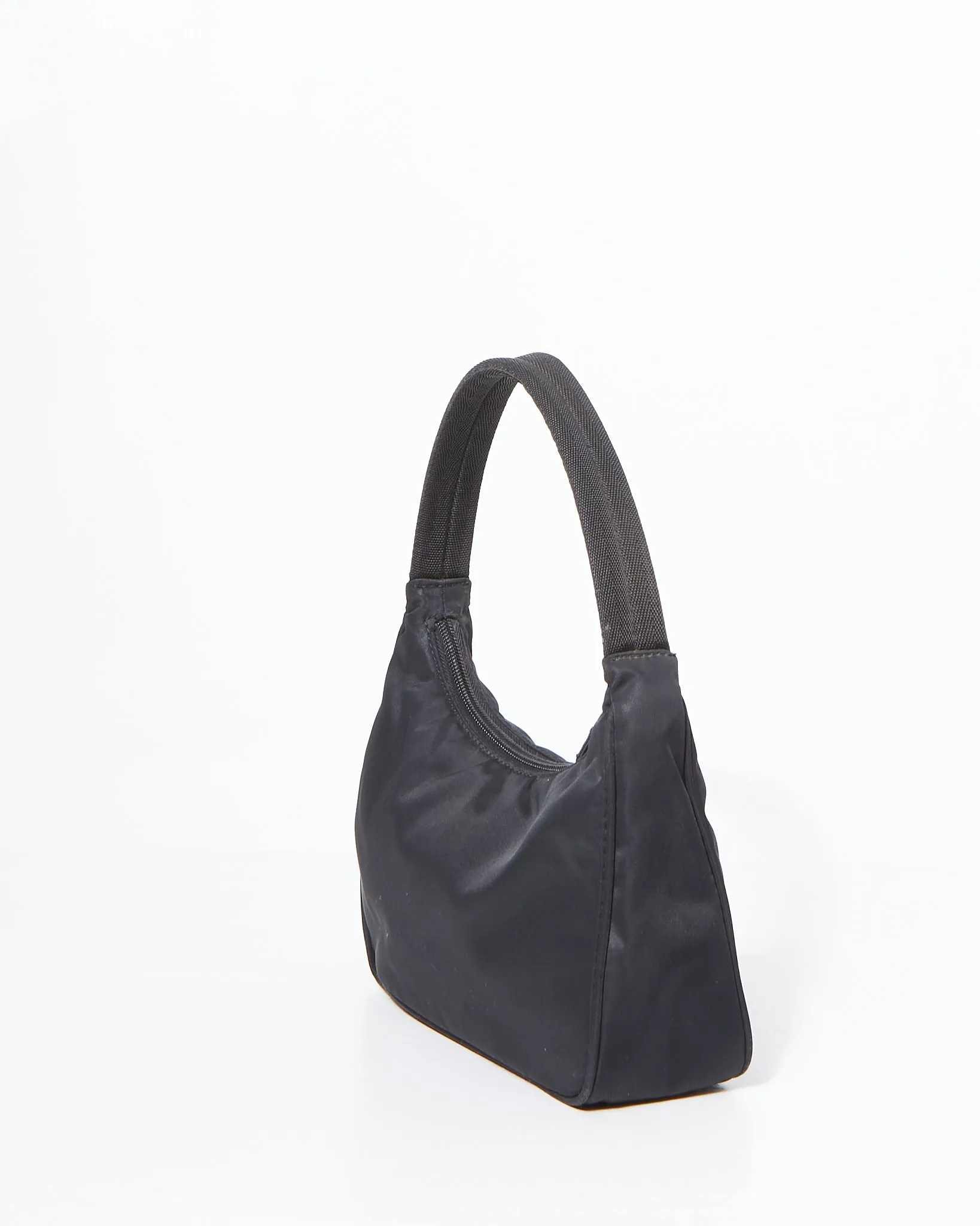 Prada Black Nylon Tessuto Shoulder Bag
