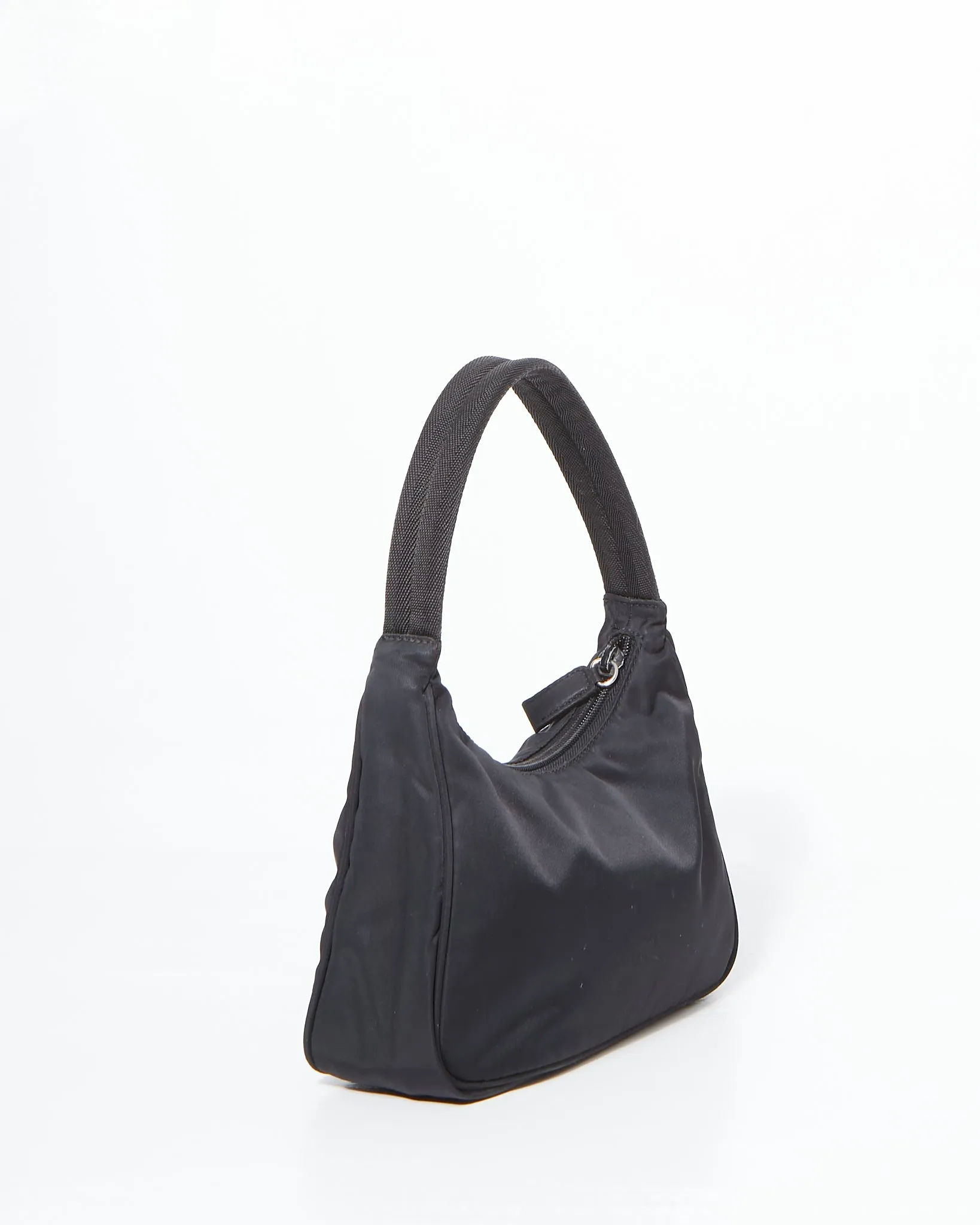 Prada Black Nylon Tessuto Shoulder Bag