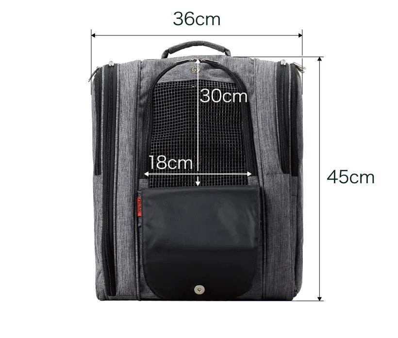 Prefer Pets Travel Gear - Adventure Backpack - Black