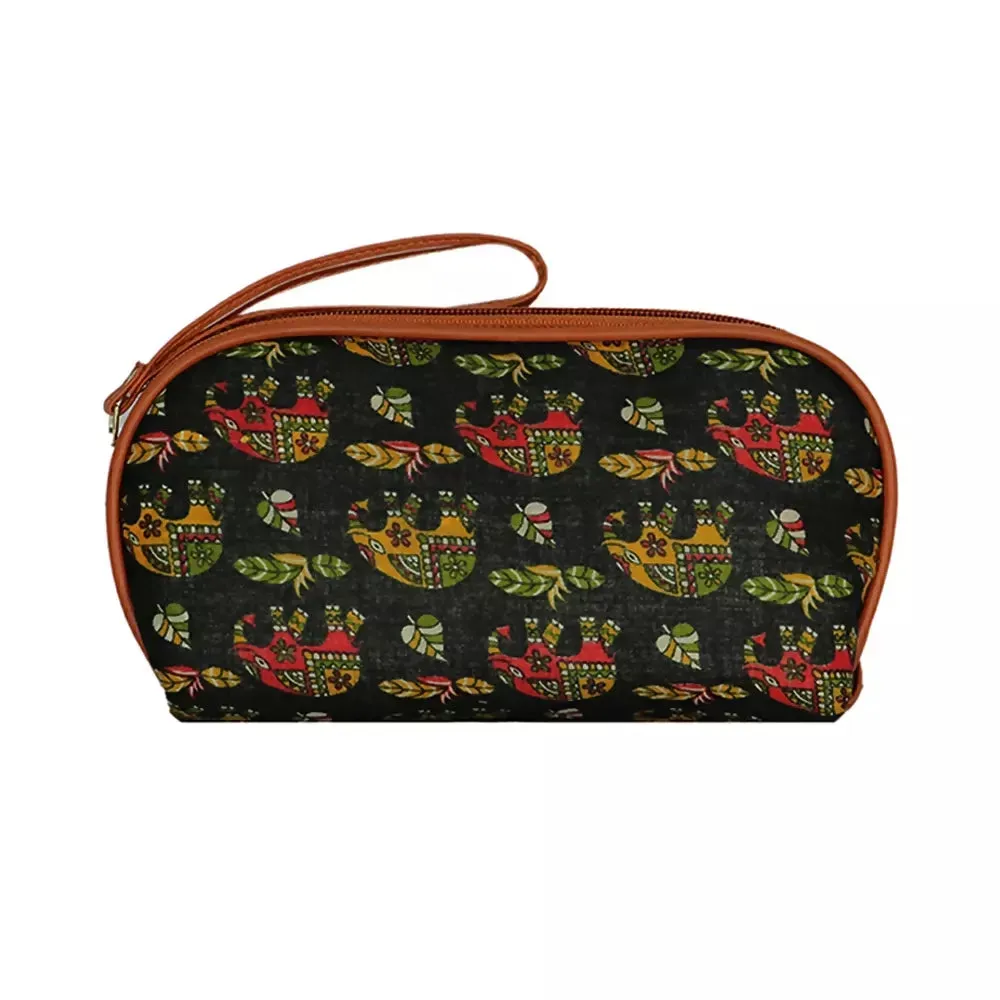 Printed Cotton Pouch For Women.