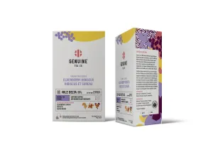 Pyramid Tea Bags - Organic Elderberry Hibiscus Herbal Tea - Genuine Tea Company - Toronto - Canada