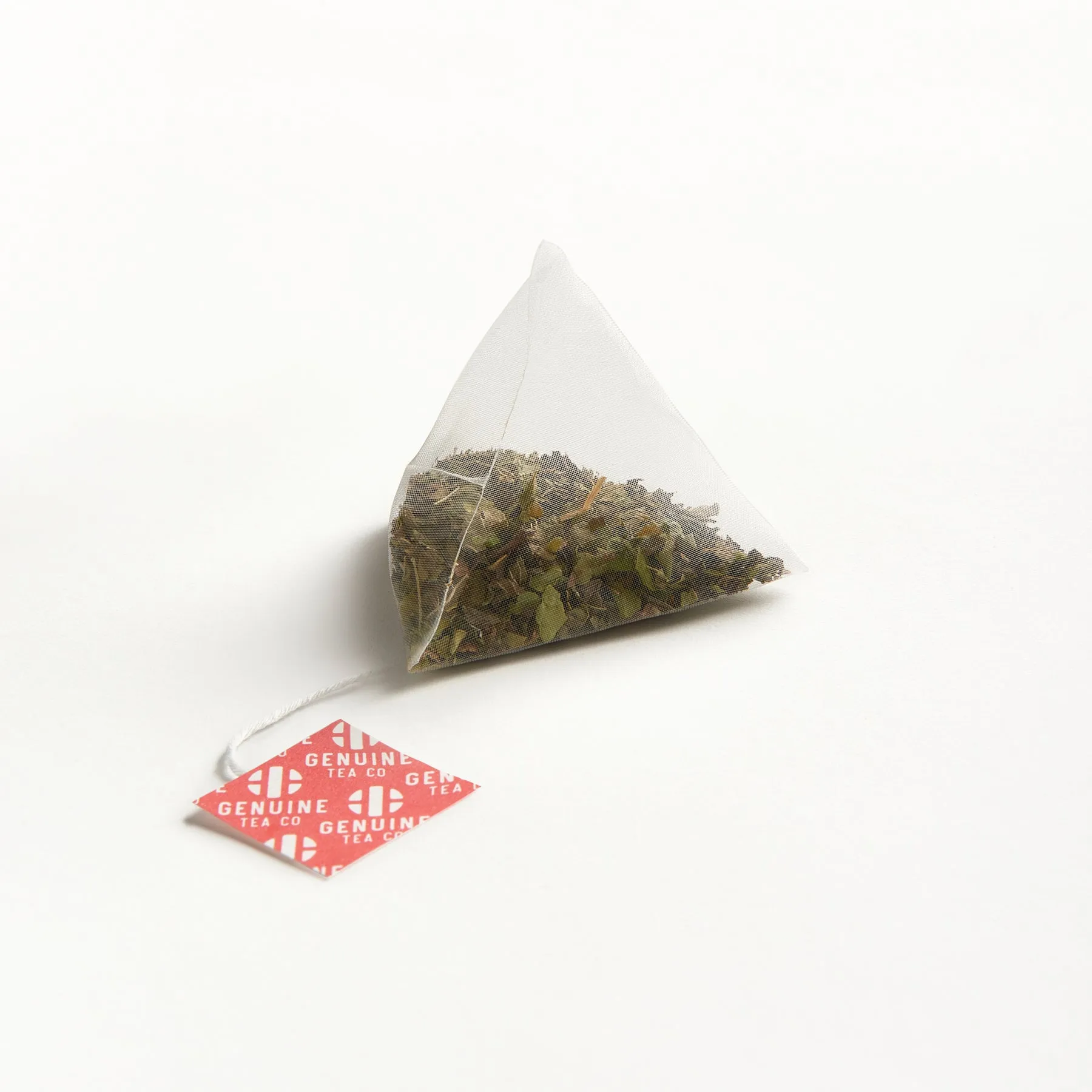 Pyramid Tea Bags - Organic Moringa Mint Herbal Tea  - Genuine Tea Company - Toronto - Canada