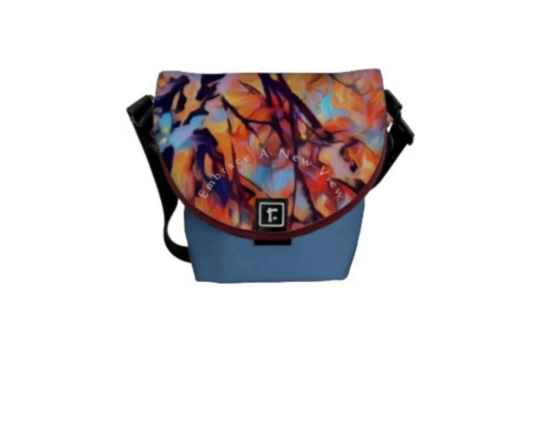 "Ablaze" Small Messenger Bag