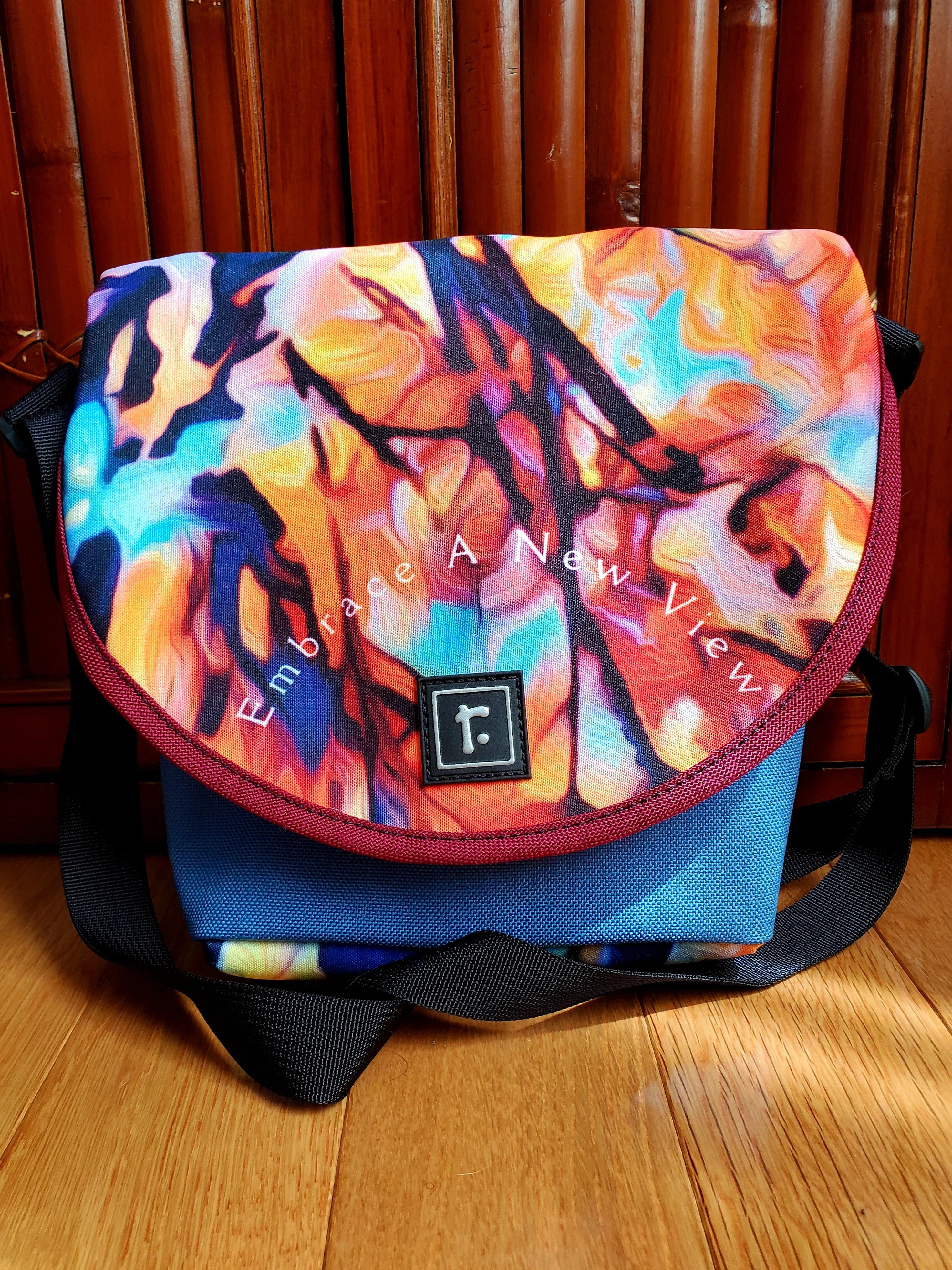 "Ablaze" Small Messenger Bag