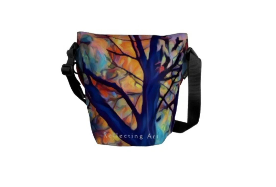 "Ablaze" Small Messenger Bag