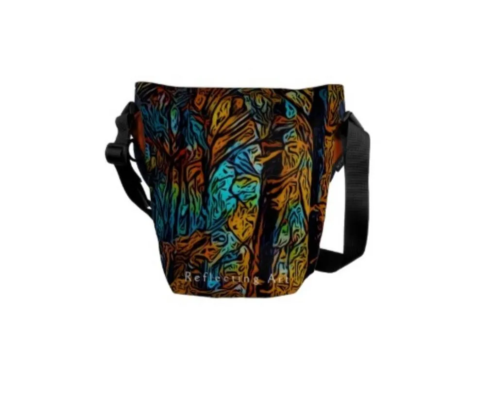 "Colorful Harmony" Small Messenger Bag