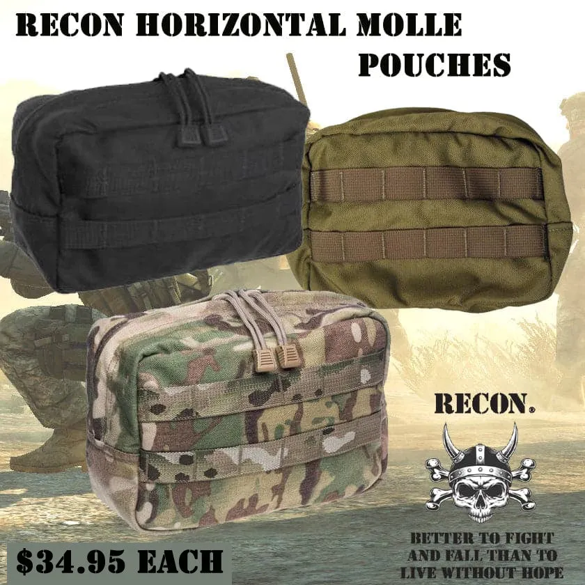 Recon 600D Horizontal Molle Pouch