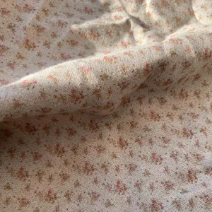 Rose Bouquet Floral Vintage Printed Linen 260gsm