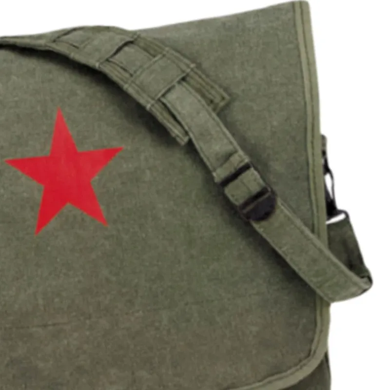 Rothco Vintage Canvas Shoulder Bag With Red Star
