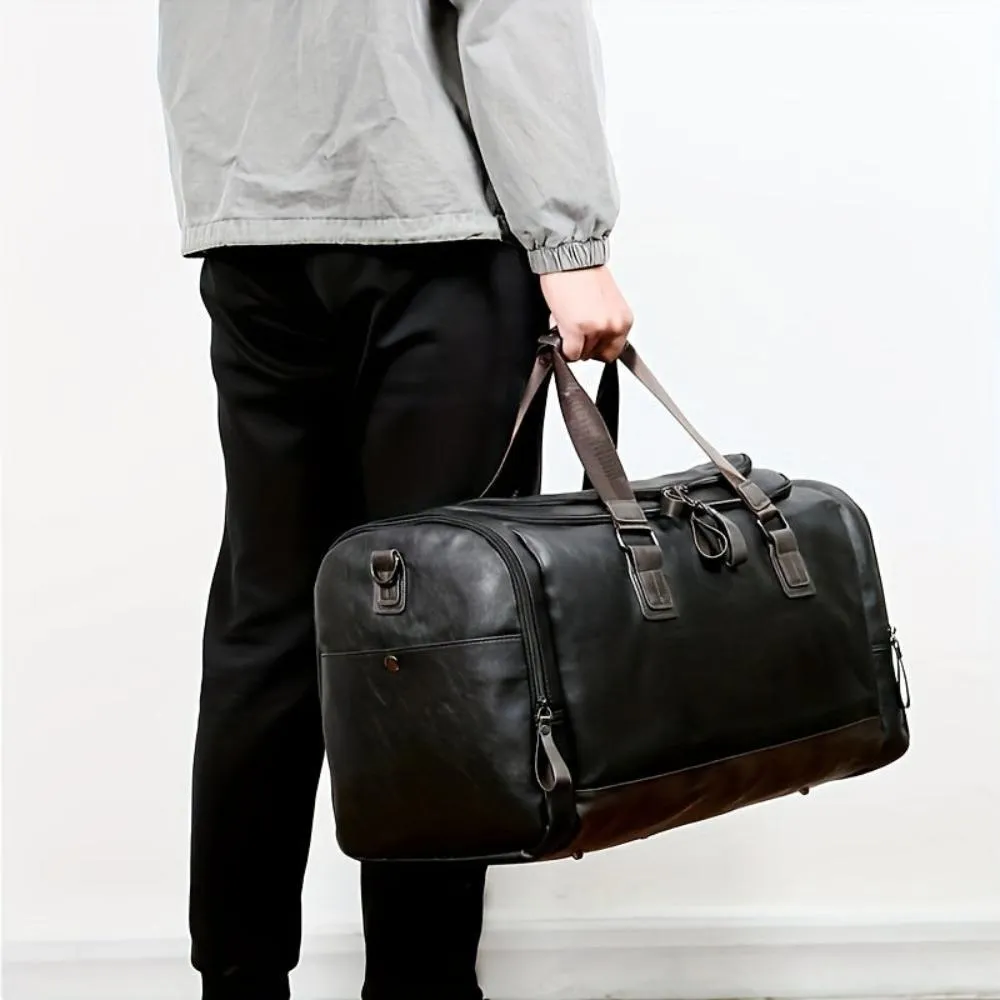 Rovano Leather Travel Duffel – A Refined Essential for the Modern Explorer
