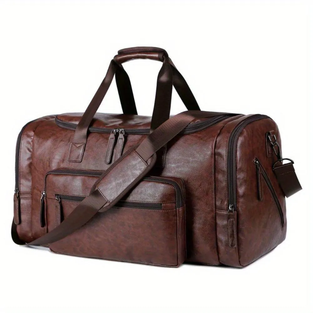Rovano Leather Travel Duffel – A Refined Essential for the Modern Explorer