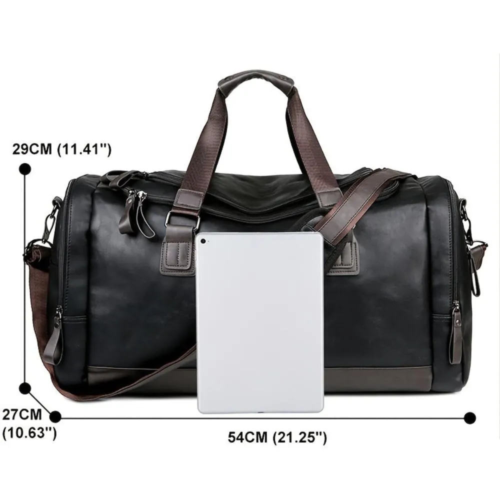 Rovano Leather Travel Duffel – A Refined Essential for the Modern Explorer