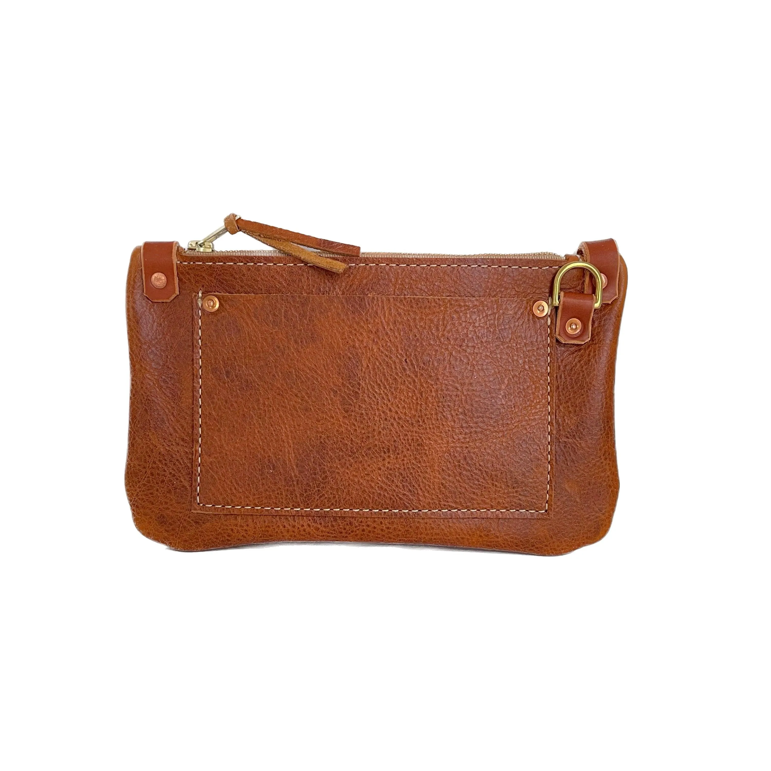 RTS- Micro Messenger Bag in Umber