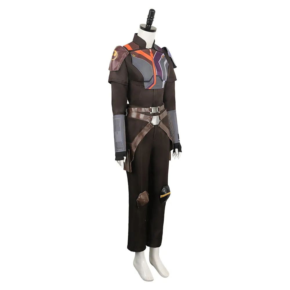 Sabine Wren Brown Breastplate Set Cosplay Costume Outfits Halloween Carnival Suit
