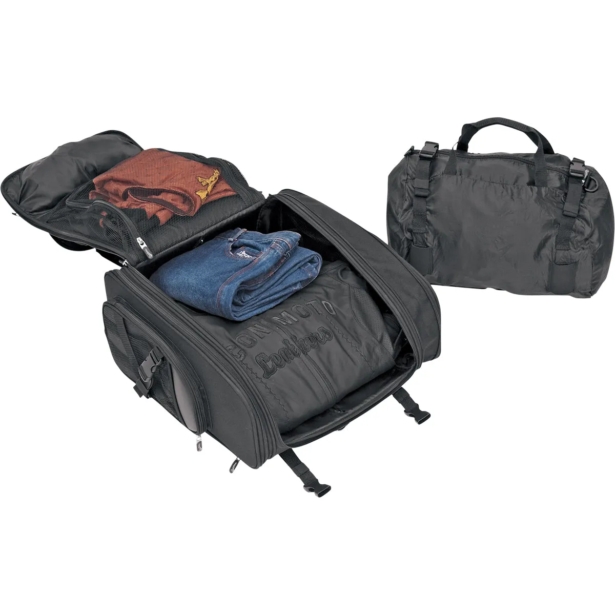SADDLEMEN S2200E Expandable Sissy Bar Bag