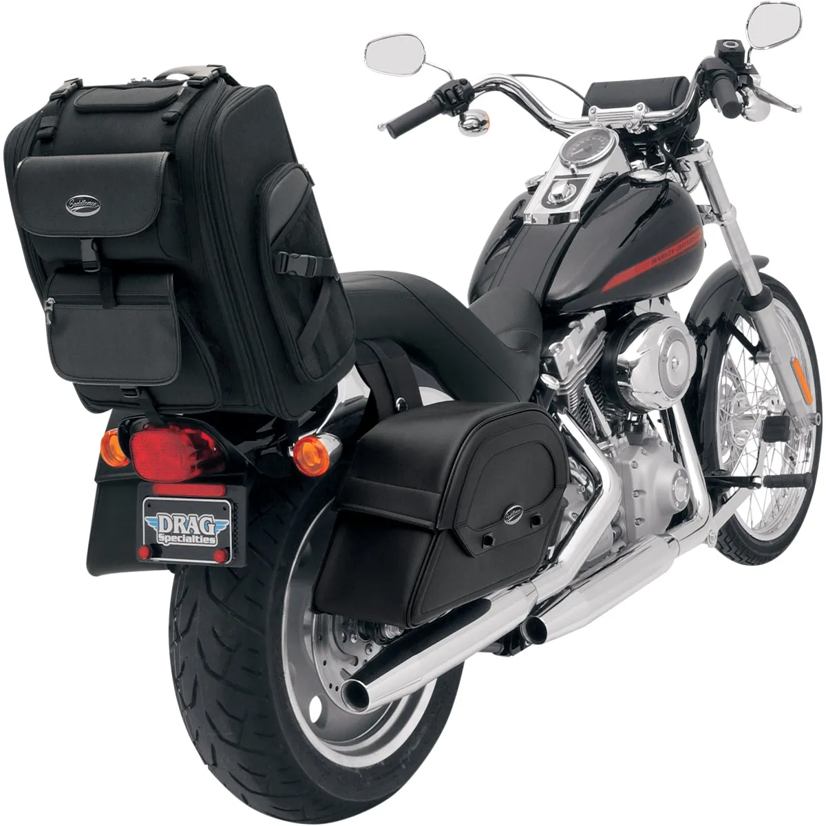 SADDLEMEN S2200E Expandable Sissy Bar Bag
