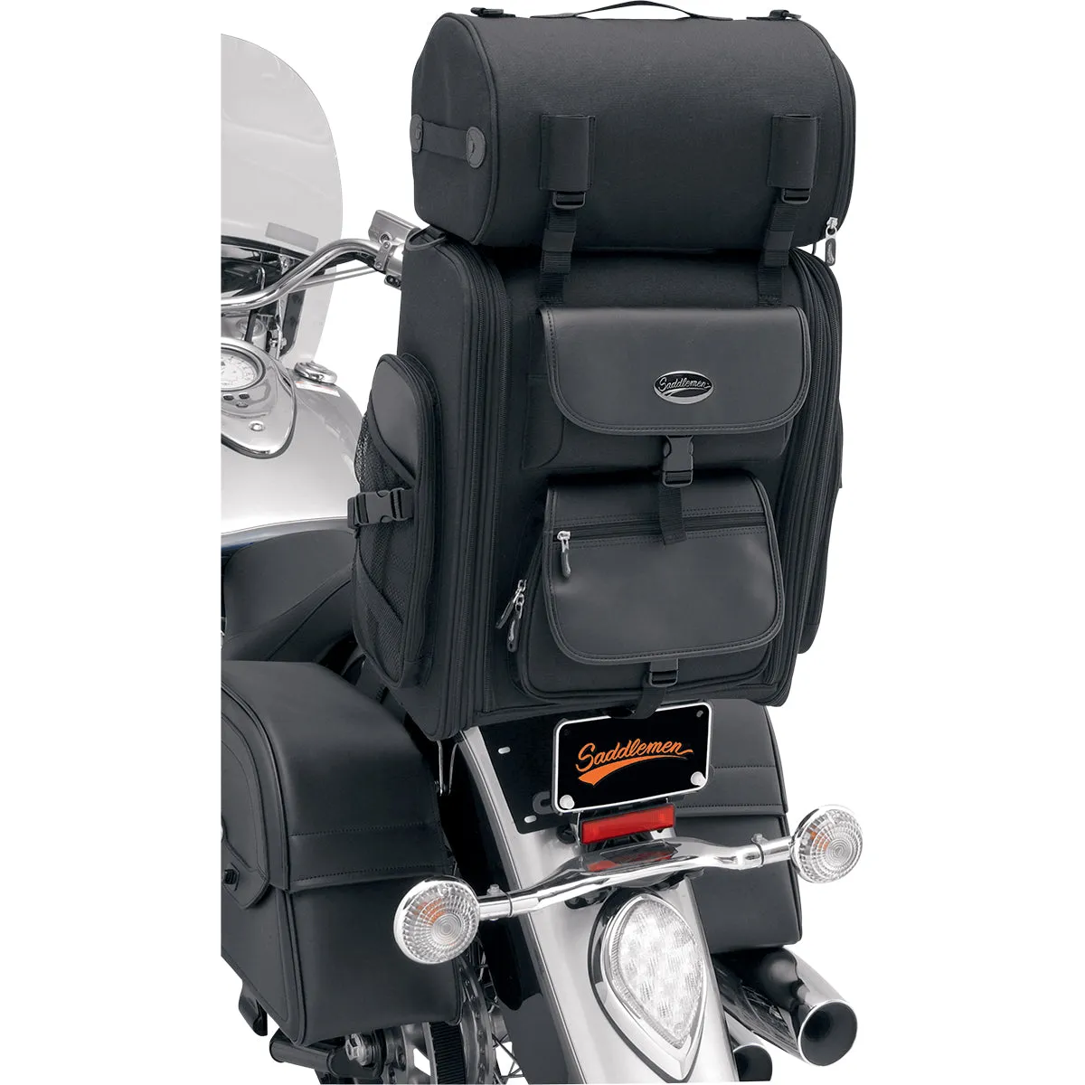 SADDLEMEN S2200E Expandable Sissy Bar Bag