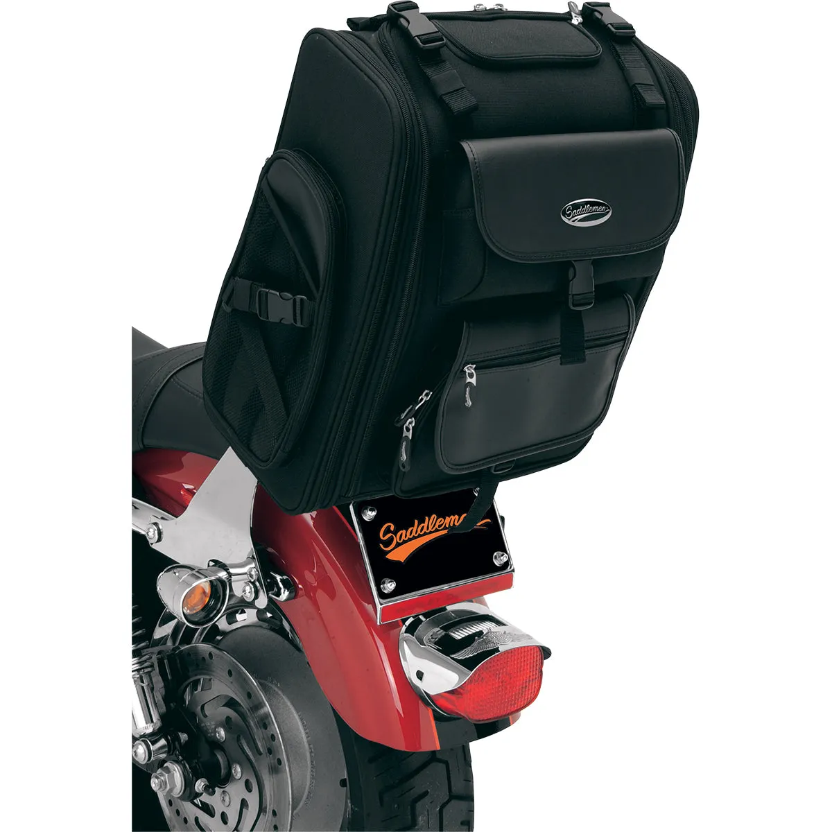 SADDLEMEN S2200E Expandable Sissy Bar Bag